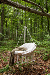 Hamtic Veranda - Schaukel - weiß/Polyester - Veranda - Schaukeln - ALVAHOME