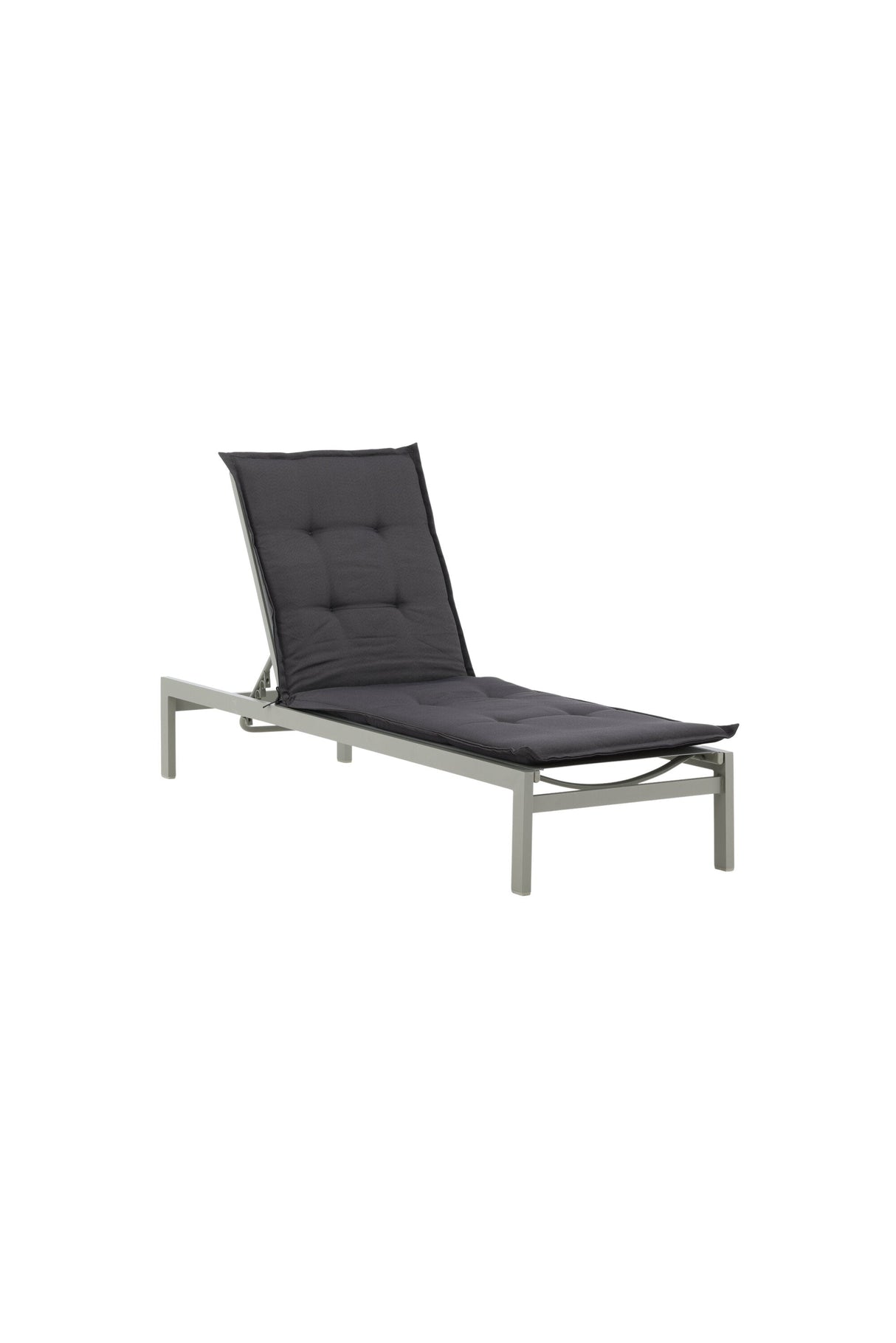 Hanna Outdoor - Sitzpolster - dunkelgrau/Polyester - Outdoor - Sitzpölster - ALVAHOME