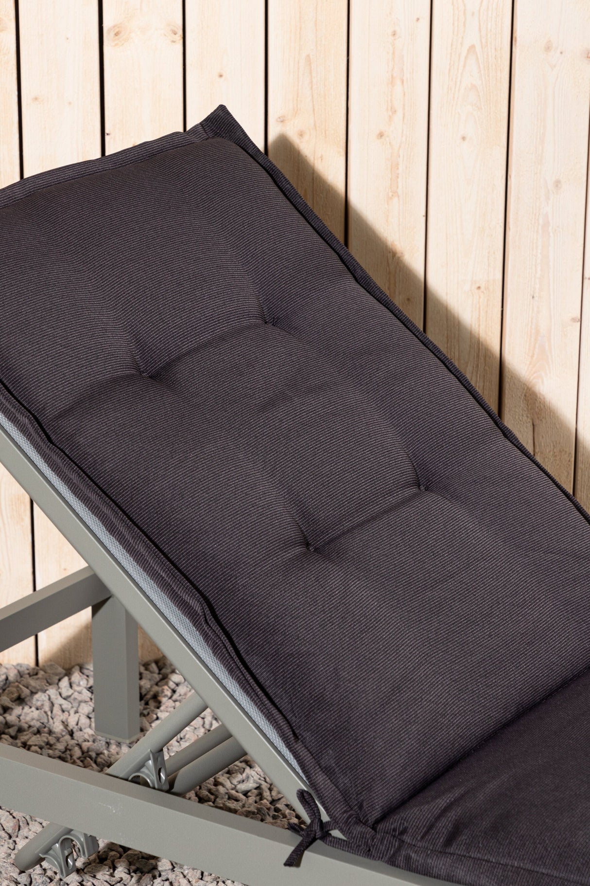 Hanna Outdoor - Sitzpolster - dunkelgrau/Polyester - Outdoor - Sitzpölster - ALVAHOME