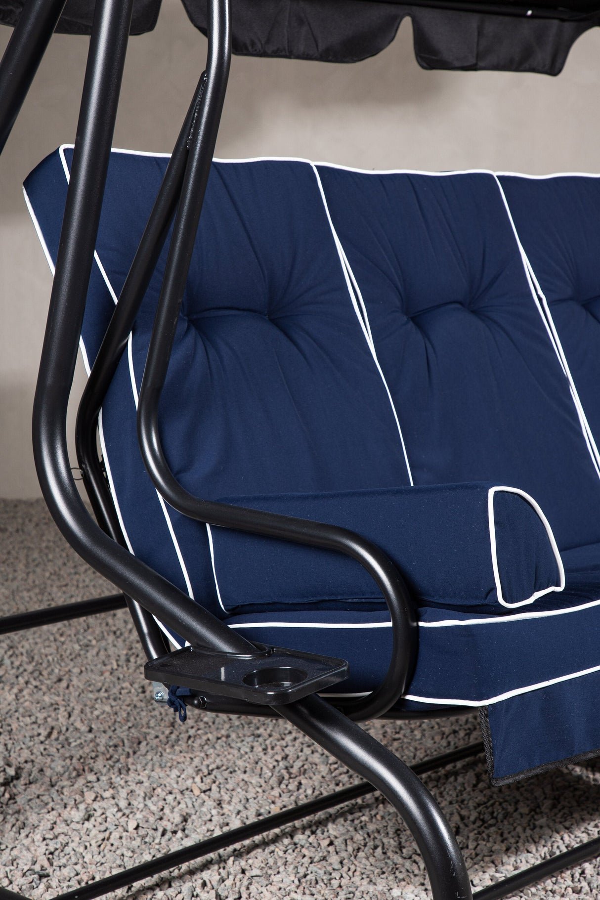 Hanna Outdoor - Sitzpolster Set - blau/Polyester - Outdoor - Sitzpölster - ALVAHOME