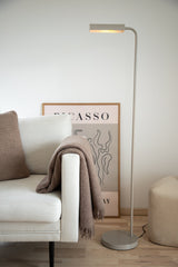 Harmonica Stehlampe - beige/Stahl - Stehlampen - ALVAHOME