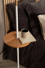 Hattman Stehlampe - beige/Polyester - Leinen - Stehlampen - ALVAHOME