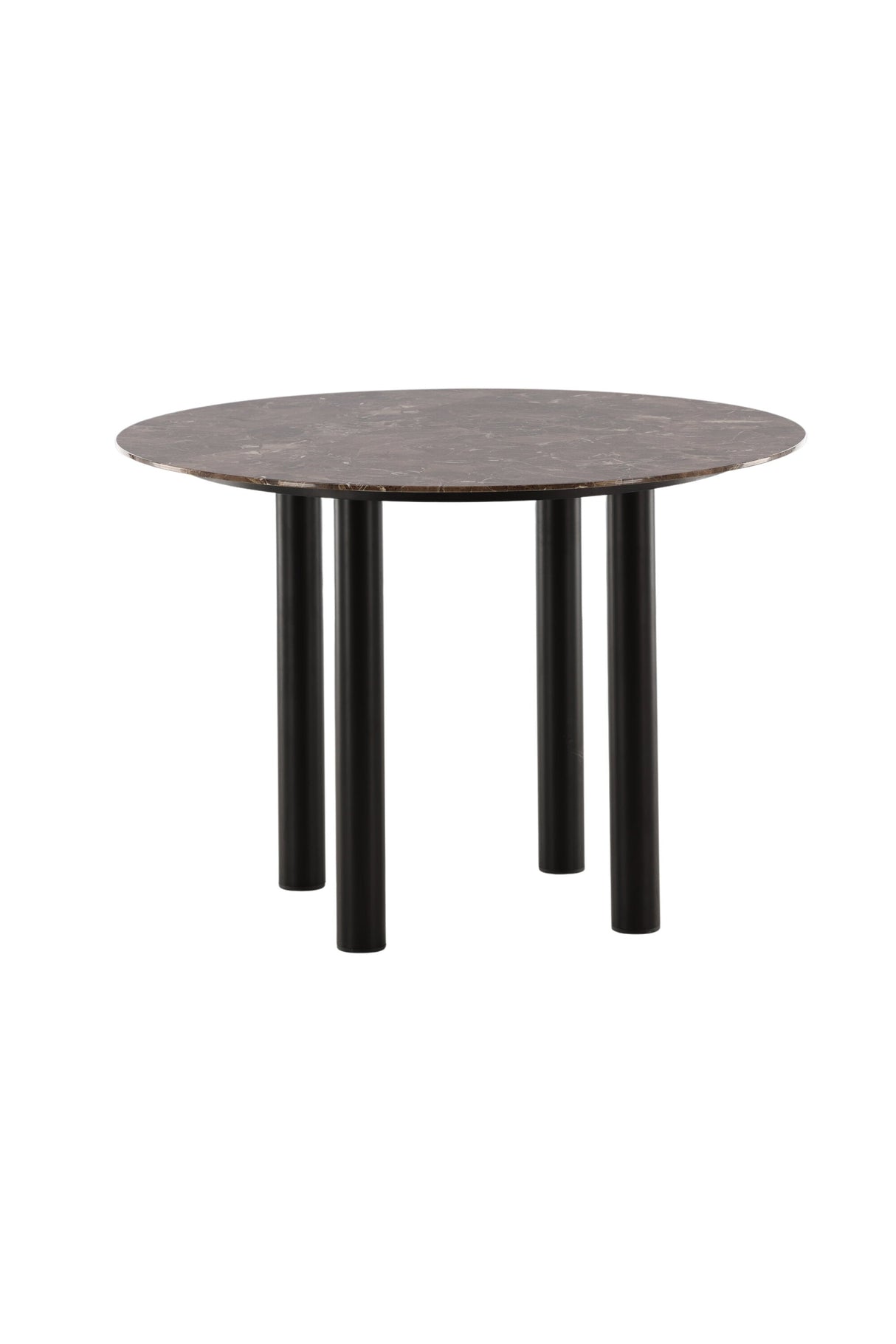 Havsten runder Esstisch - schwarz/Glas - Runde Esstische - ALVAHOME