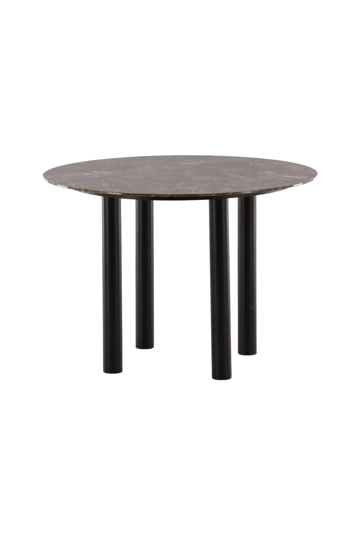 Havsten runder Esstisch - schwarz/Glas - Runde Esstische - ALVAHOME