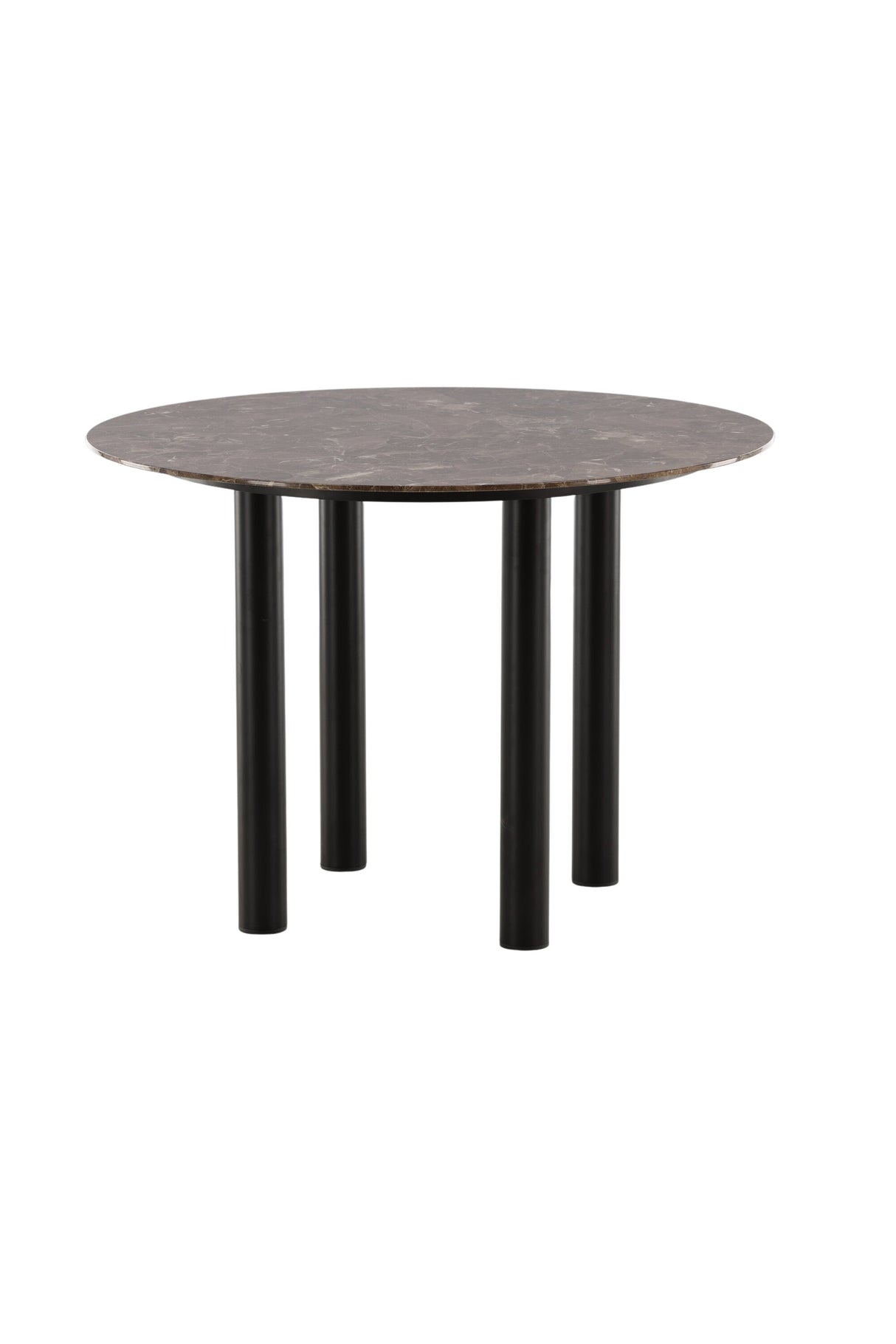Havsten runder Esstisch - schwarz/Glas - Runde Esstische - ALVAHOME