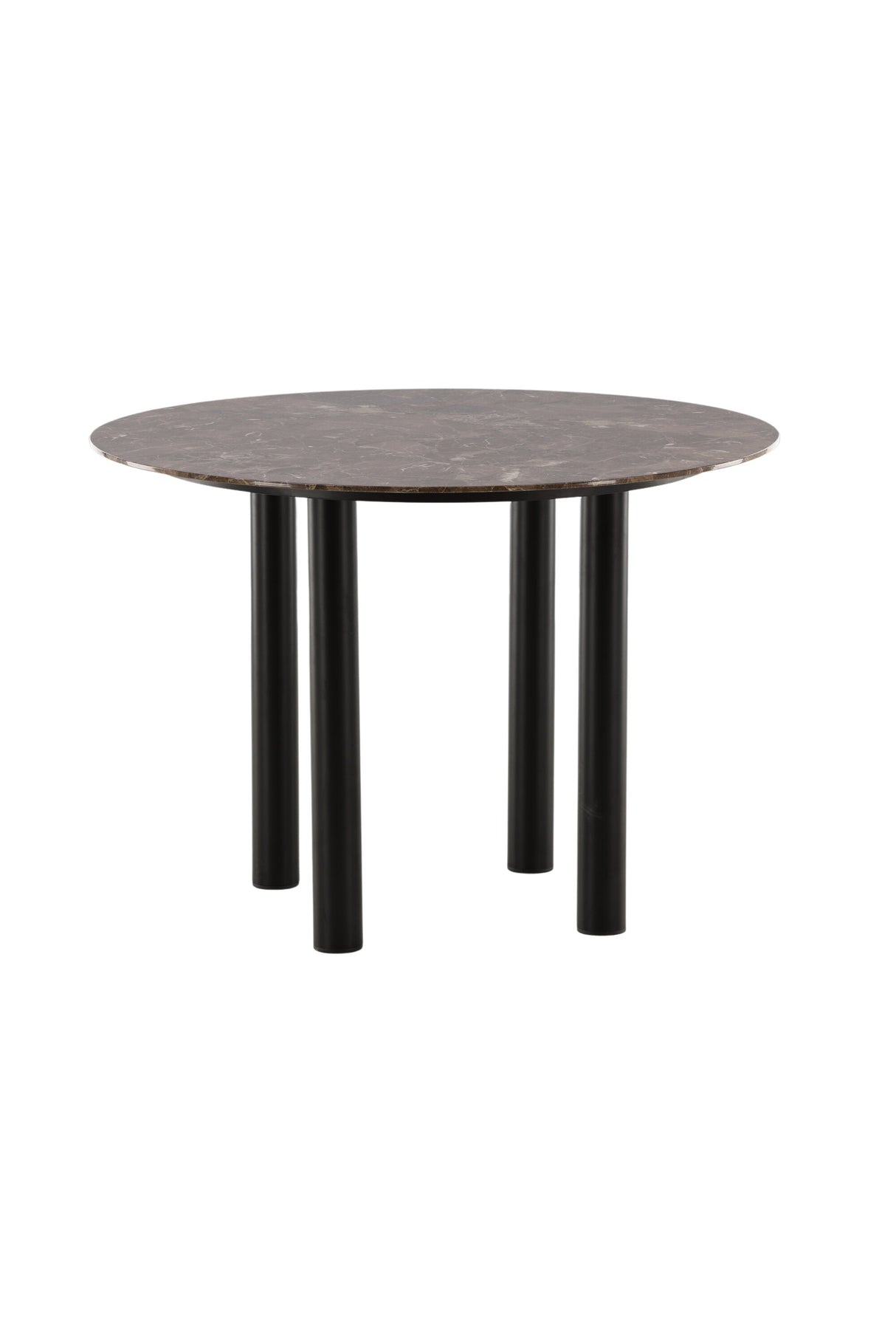 Havsten runder Esstisch - schwarz/Glas - Runde Esstische - ALVAHOME