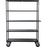 HD Regal mit 4 Rollen - schwarz - Regale - ALVAHOME