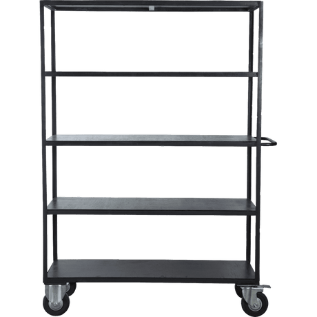 HD Regal mit 4 Rollen - schwarz - Regale - ALVAHOME