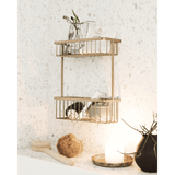 HDBath Wandkorb - Messing gebürstet - Wandkörbe - ALVAHOME