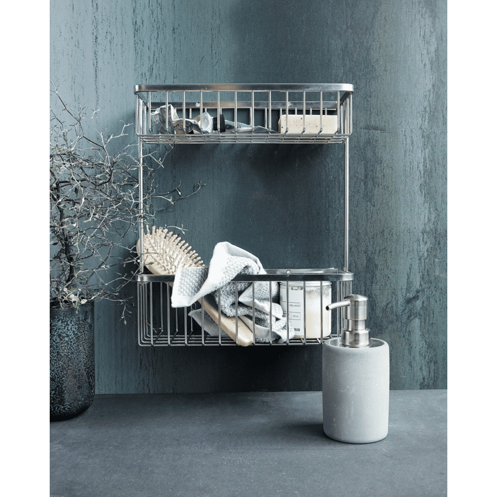 HDBath Wandkorb - silber - finish - Wandkörbe - ALVAHOME