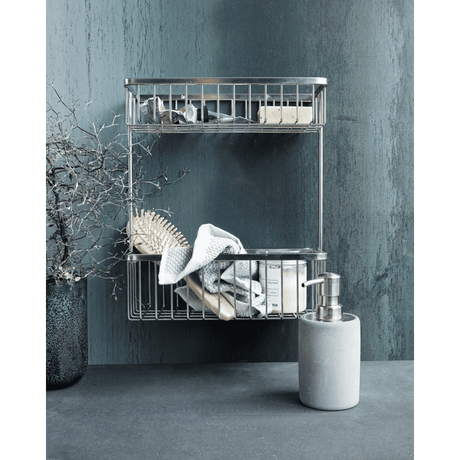 HDBath Wandkorb - silber - finish - Wandkörbe - ALVAHOME