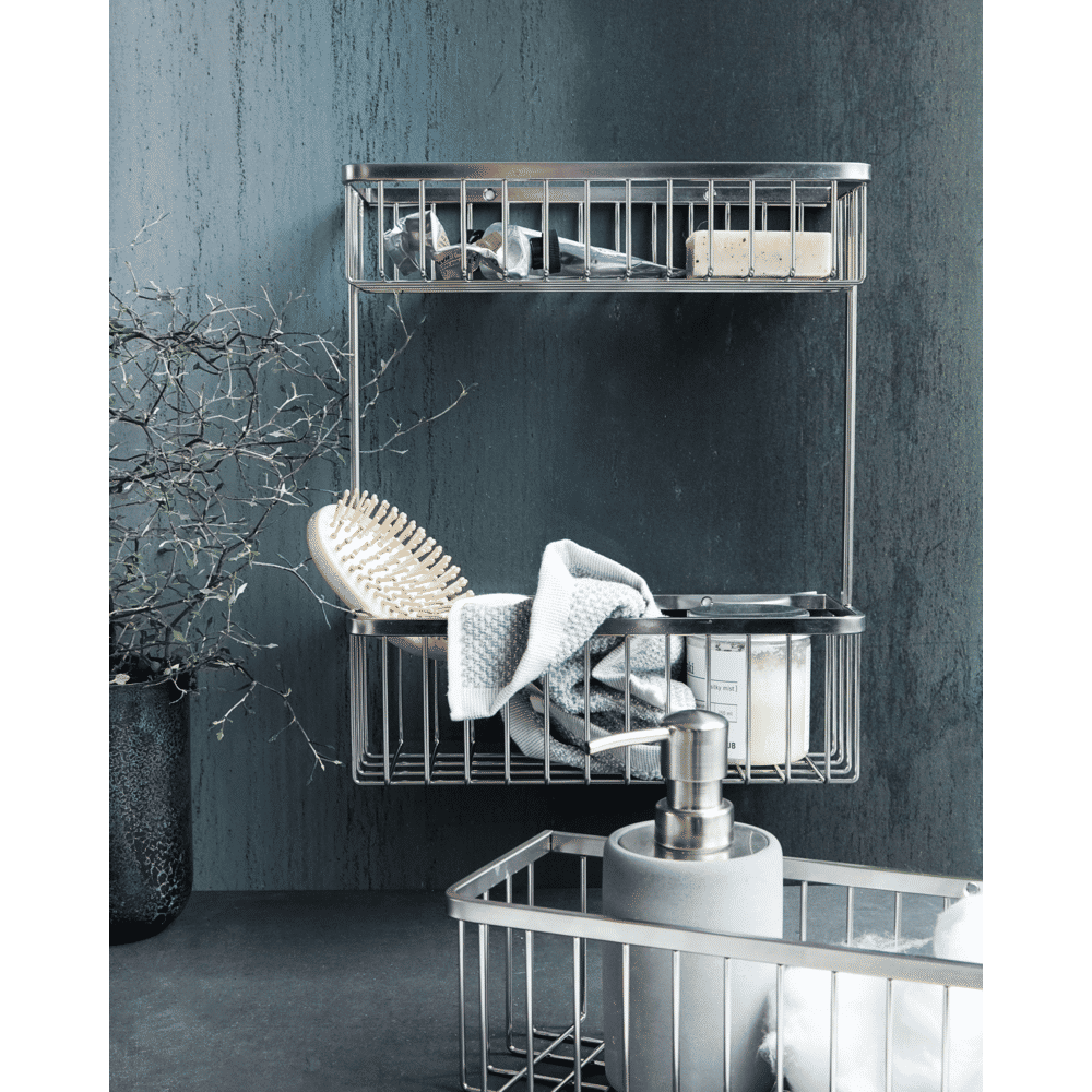 HDBath Wandkorb - silber - finish - Wandkörbe - ALVAHOME