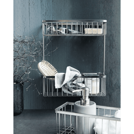 HDBath Wandkorb - silber - finish - Wandkörbe - ALVAHOME