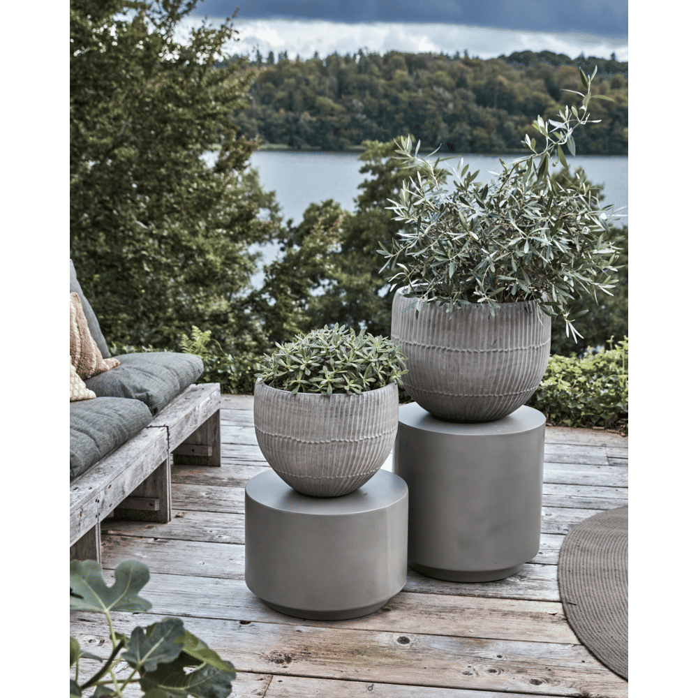 HDBrave Blumentopf - grau - Outdoor - Blumentöpfe - ALVAHOME