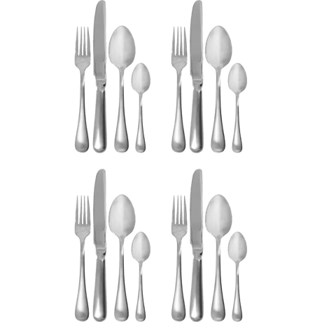 HDBrush Besteckset - Silber - Finish - Bestecksets - ALVAHOME