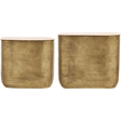 HDCajas Couchtisch mit Aufbewahrung - gold - Couchtische - ALVAHOME