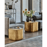 HDCajas Couchtisch mit Aufbewahrung - gold - Couchtische - ALVAHOME