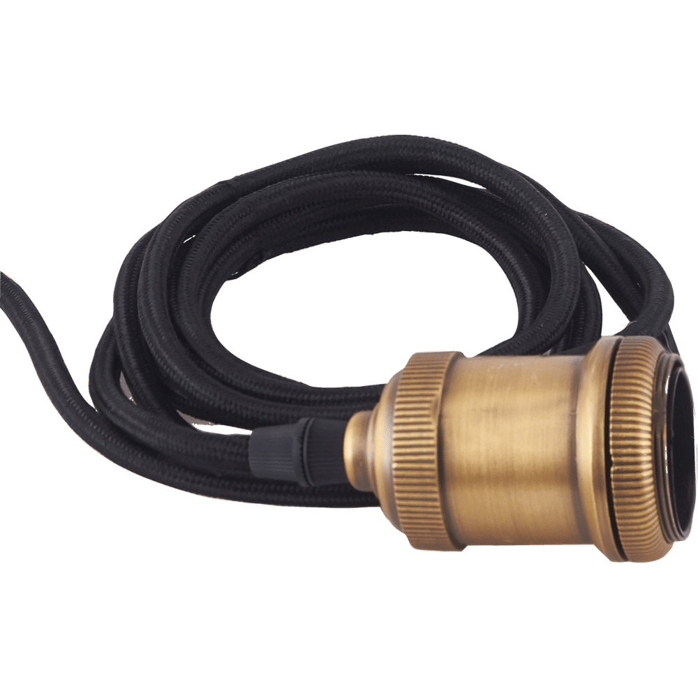 HDFly E27 Socket - Messing - Kabel - ALVAHOME