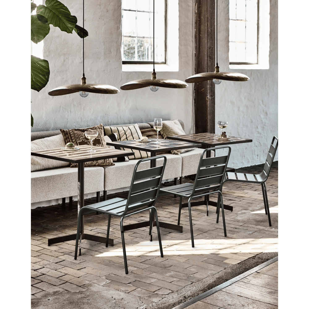 HDGeometric Café - Tisch - braun/blau - Esstische - ALVAHOME