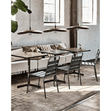 HDGeometric Café - Tisch - braun/blau - Esstische - ALVAHOME