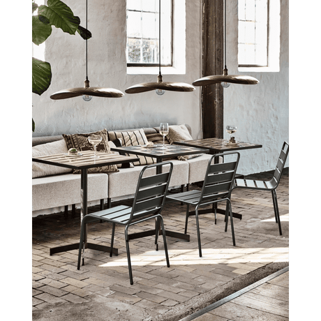 HDGeometric Café - Tisch - braun/blau - Esstische - ALVAHOME
