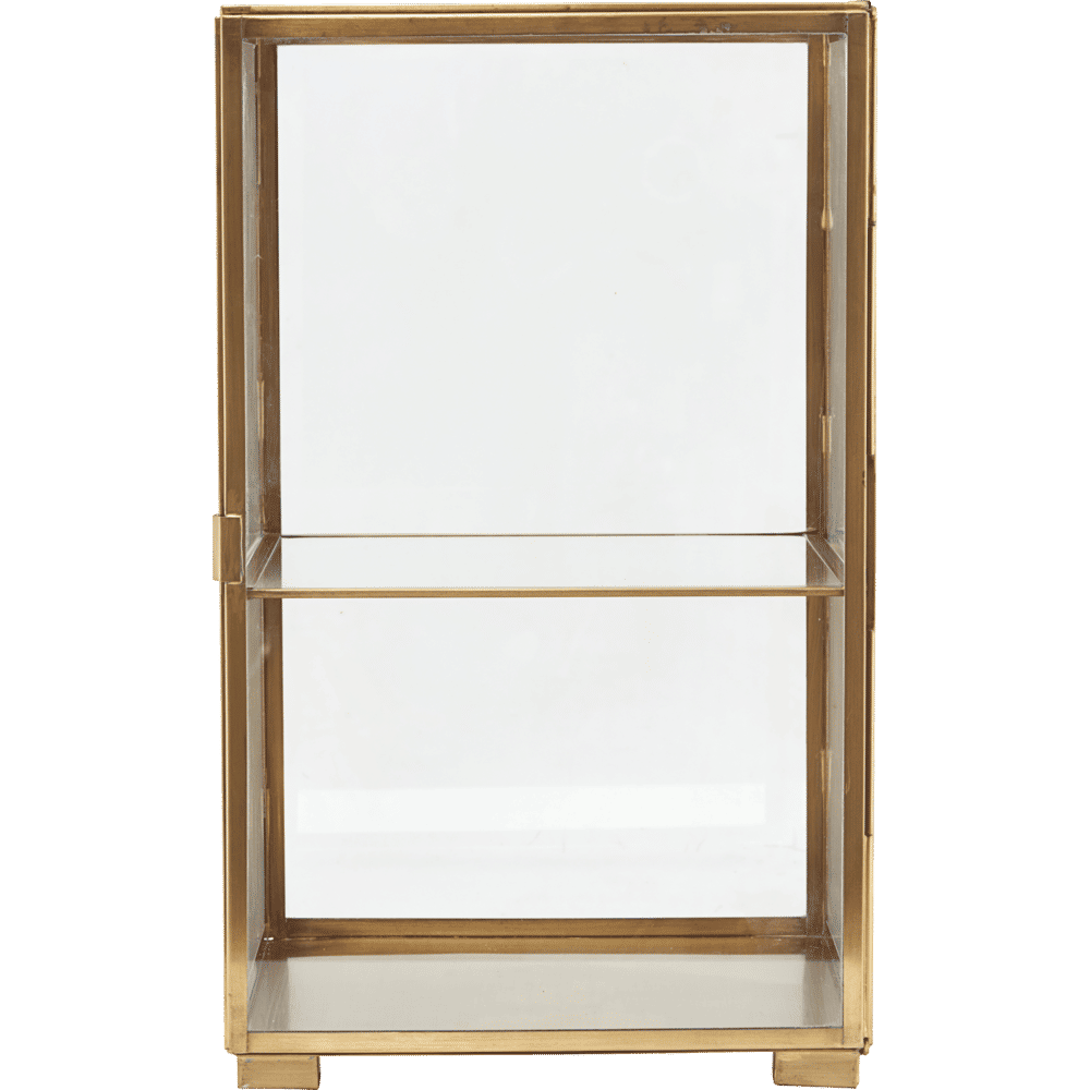 HDGlass Schrank - Messing - Schränke - ALVAHOME
