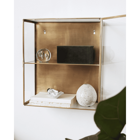 HDGlass Schrank - Messing - Schränke - ALVAHOME