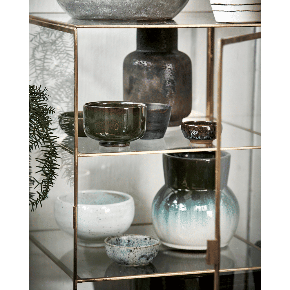 HDGlass Schrank - Messing - Schränke - ALVAHOME