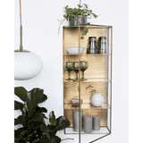 HDGlass Schrank - Messing - Schränke - ALVAHOME