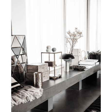 HDGlass Schrank - Messing - Schränke - ALVAHOME