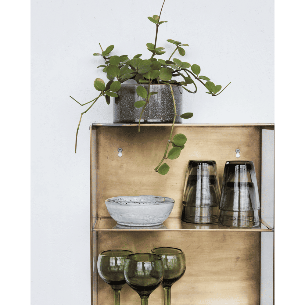HDGlass Schrank - Messing - Schränke - ALVAHOME
