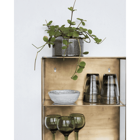 HDGlass Schrank - Messing - Schränke - ALVAHOME