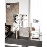 HDGlass Schrank - Messing - Schränke - ALVAHOME