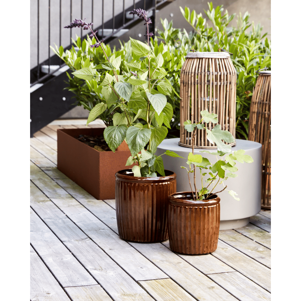 HDGroove Blumentopf - braun - Outdoor - Blumentöpfe - ALVAHOME