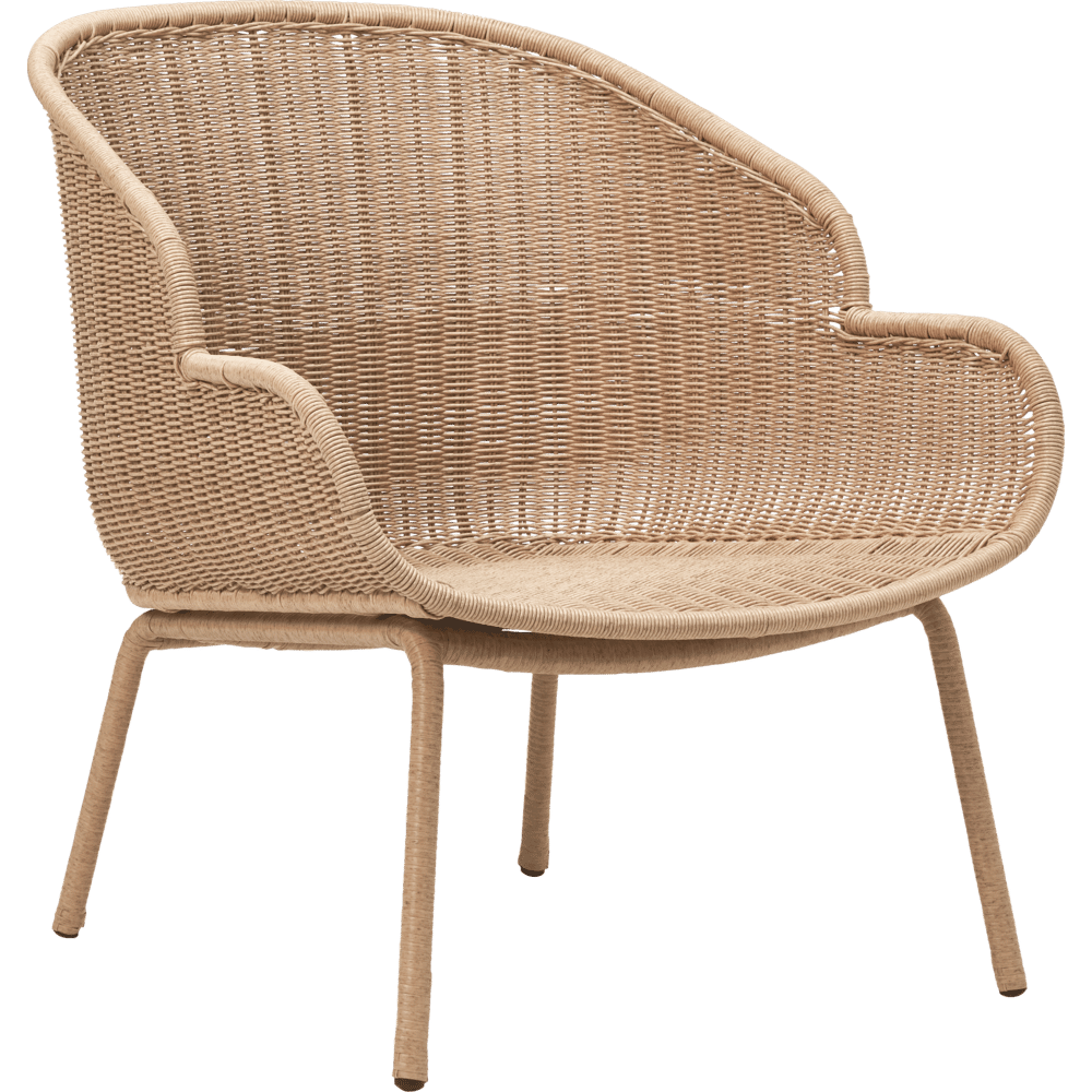 HDHapur Lounge - Sessel - natur - Outdoor Lounge - Sessel - ALVAHOME