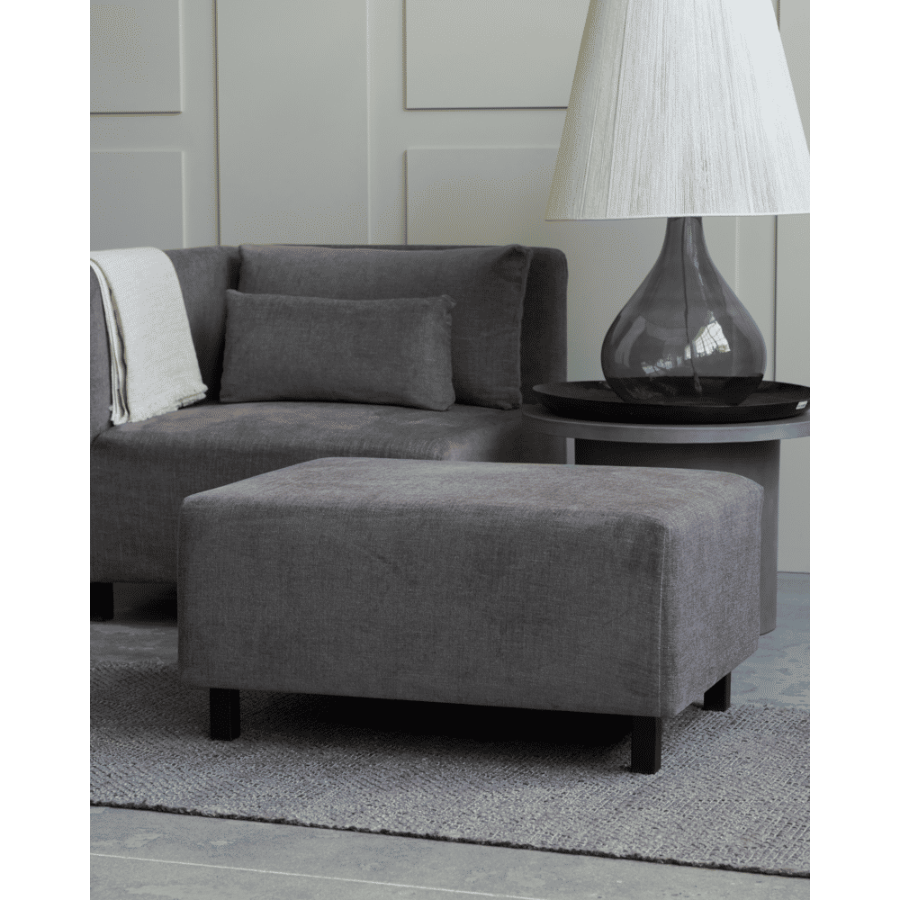 HDHazel Night Pouf - grau/braun - Poufs - ALVAHOME