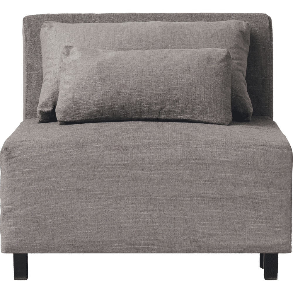 HDHazel Night Sofa Mittelteil - grau/braun - 1 - Sitzer Sofas - ALVAHOME