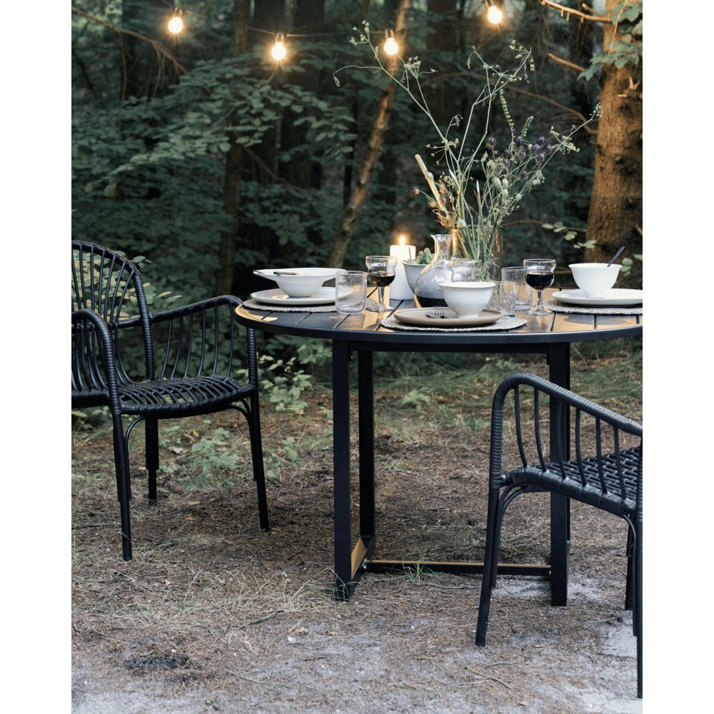 HDHelo Tisch - schwarz - Outdoor - Esstische - ALVAHOME