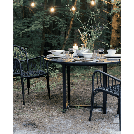 HDHelo Tisch - schwarz - Outdoor - Esstische - ALVAHOME