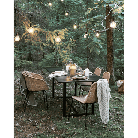 HDHelo Tisch - schwarz - Outdoor - Esstische - ALVAHOME