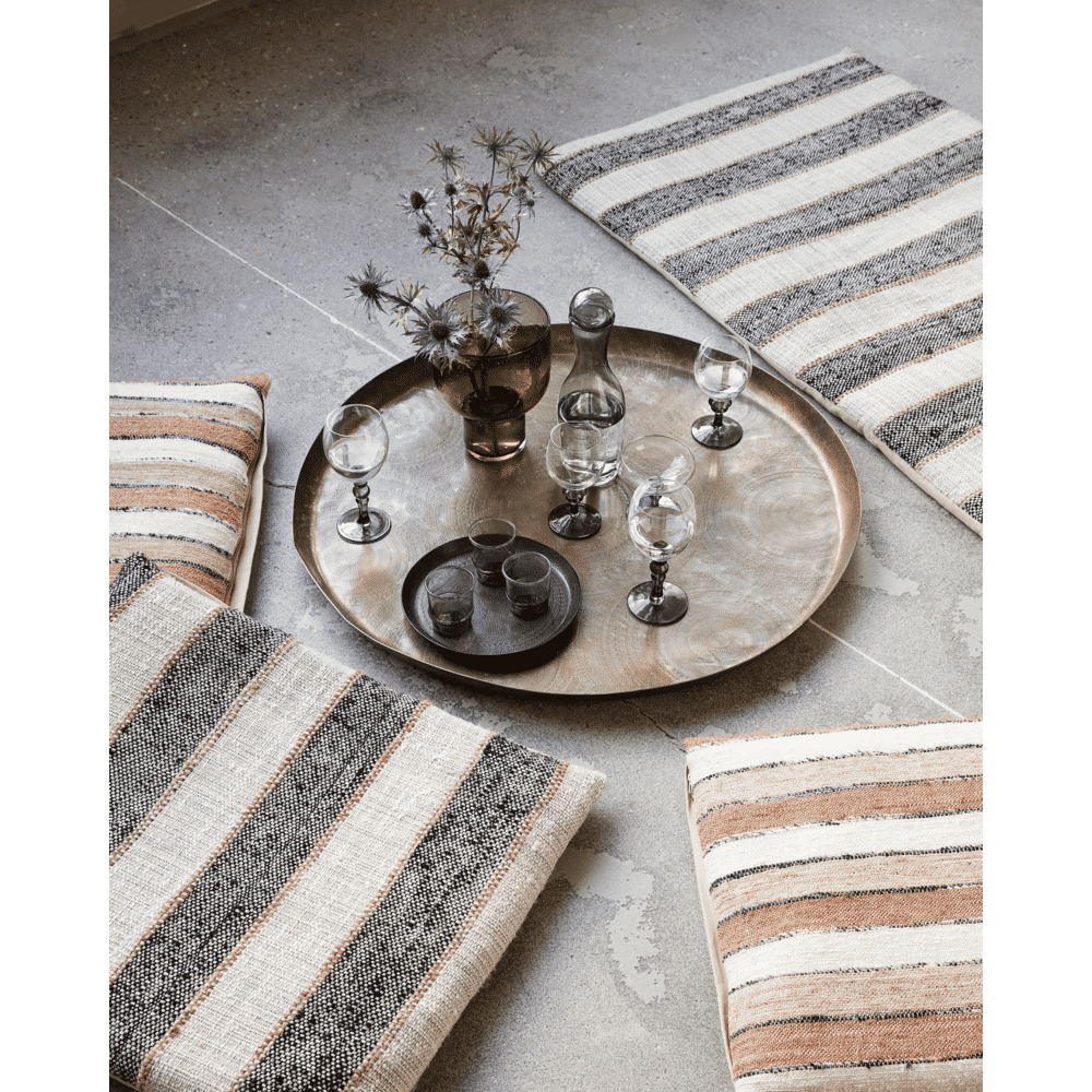 HDJhansi Tablett - antikes Messing - finish - Tabletts - ALVAHOME