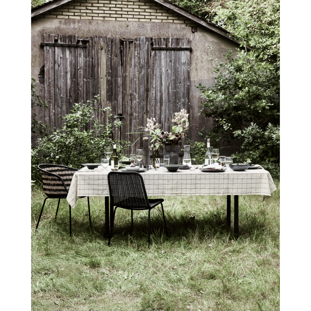 HDJoin Tischdecke - schwarz/off - white - Decken - ALVAHOME