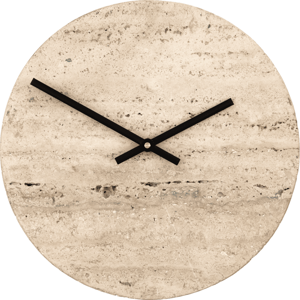 HDLoko Uhr - beige - Wanduhren - ALVAHOME