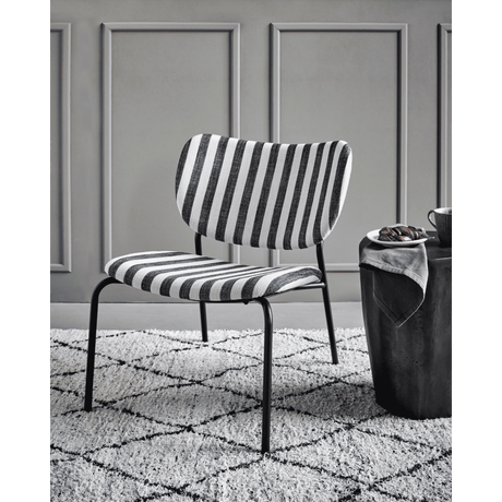 HDLonga Lounge - Sessel - schwarz/weiß - Lounge - Stühle - ALVAHOME