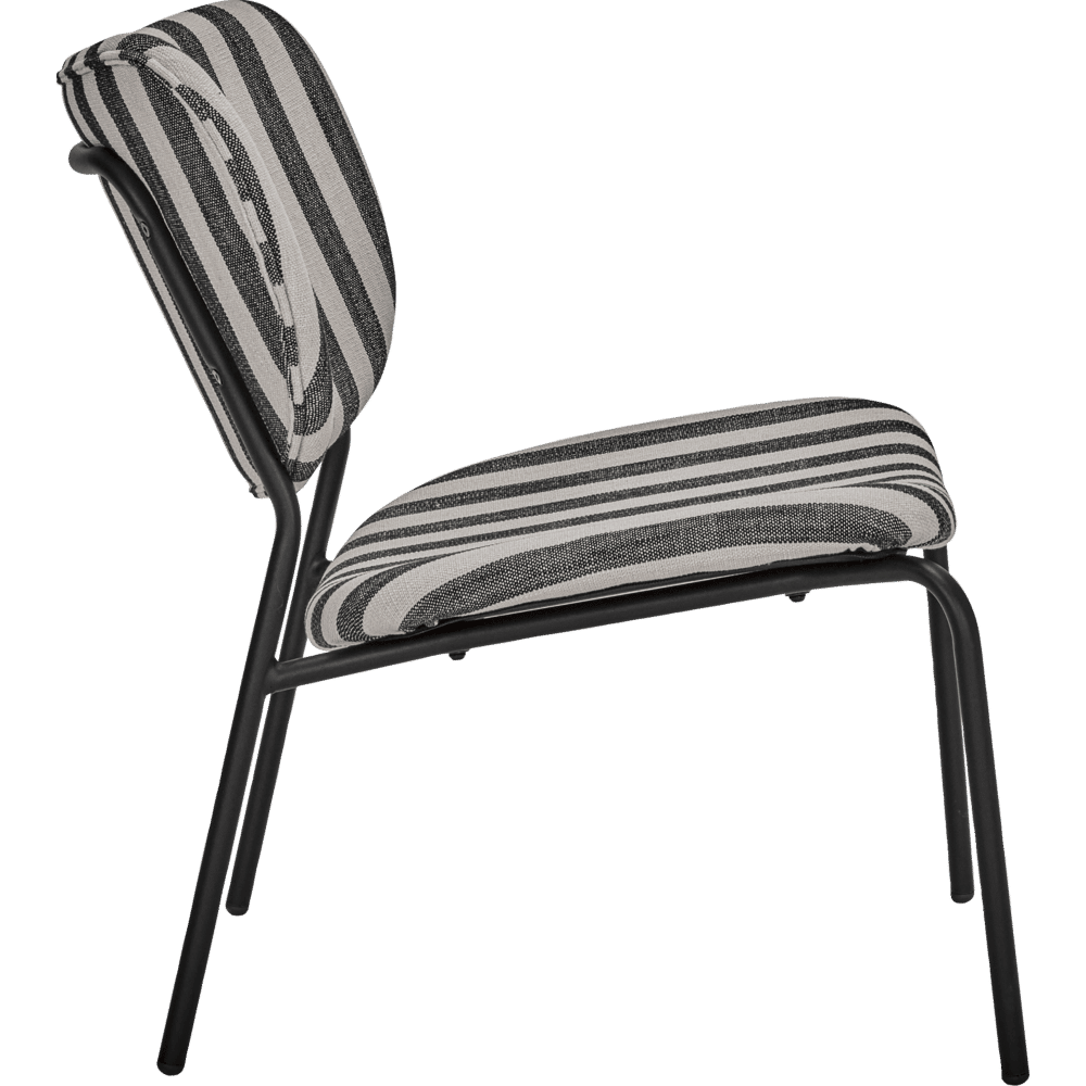HDLonga Lounge - Sessel - schwarz/weiß - Lounge - Stühle - ALVAHOME