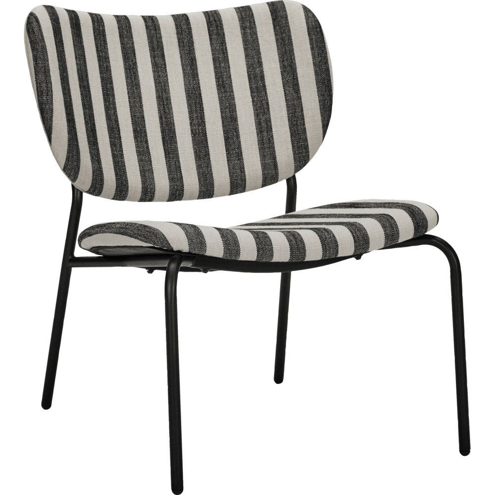 HDLonga Lounge - Sessel - schwarz/weiß - Lounge - Stühle - ALVAHOME
