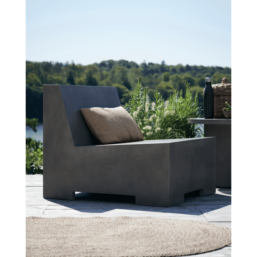 HDLoun Lounge - Sessel - grau - Outdoor Lounge - Sessel - ALVAHOME
