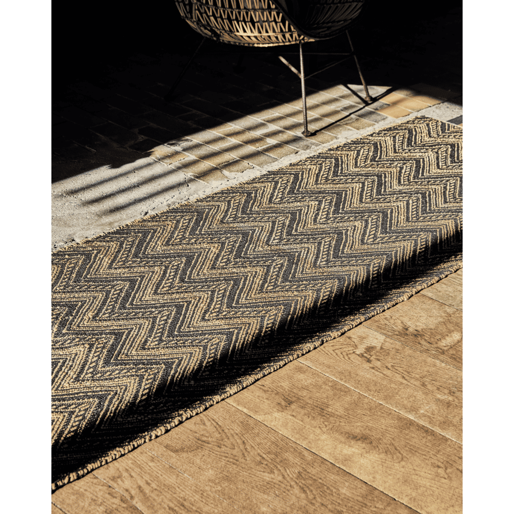HDMonta Teppich - natur/schwarz - Teppiche - ALVAHOME