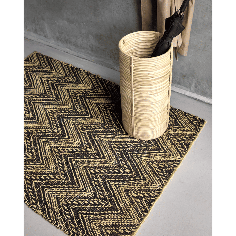 HDMonta Teppich - schwarz/natur - Teppiche - ALVAHOME