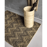 HDMonta Teppich - schwarz/natur - Teppiche - ALVAHOME